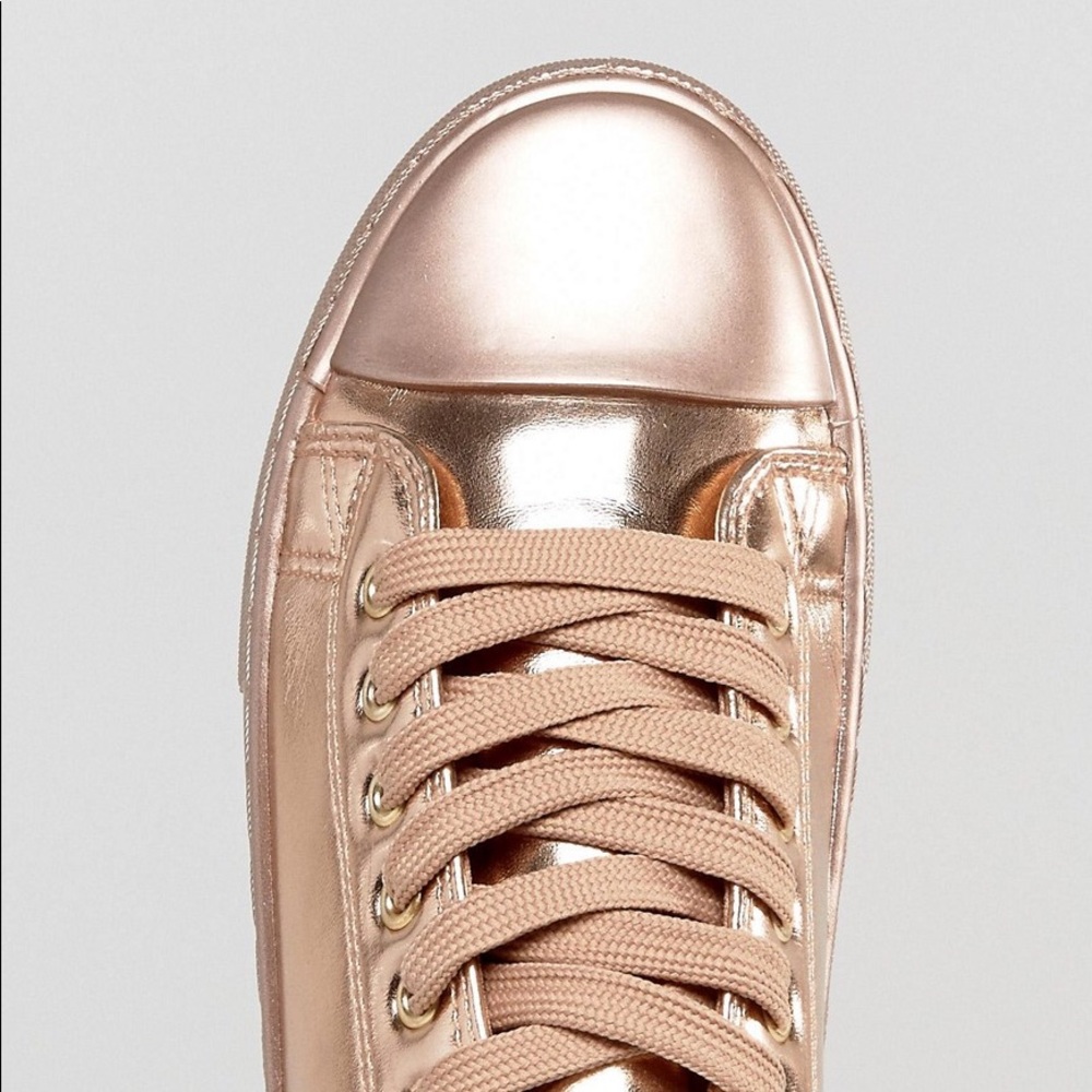 Rose Gold Sneakers - Picture 6 of 14